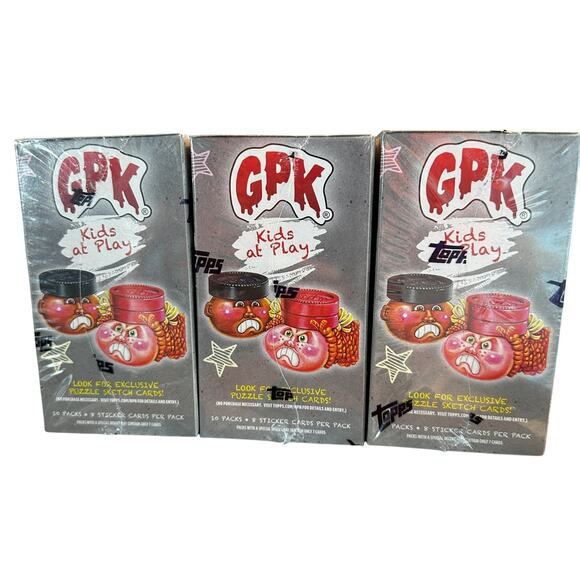 TOPPS  GPK Garbage Pail Kids - Kids At Play 3 Factory Sealed Blaster Box NEW - Picture 4 of 5